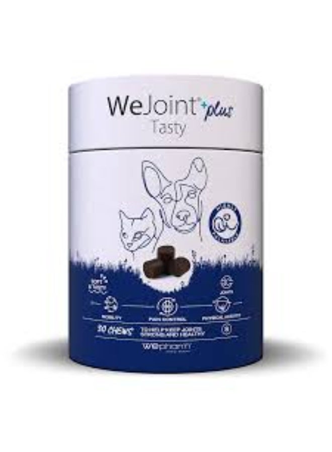 WEPHARM WeJoint Plus Tasty, Joint Support Soft Chews, Intensive Mobility & Cartilage Care for Small Breed Dogs & Cats 30 Chews From Varmacy - Image 1